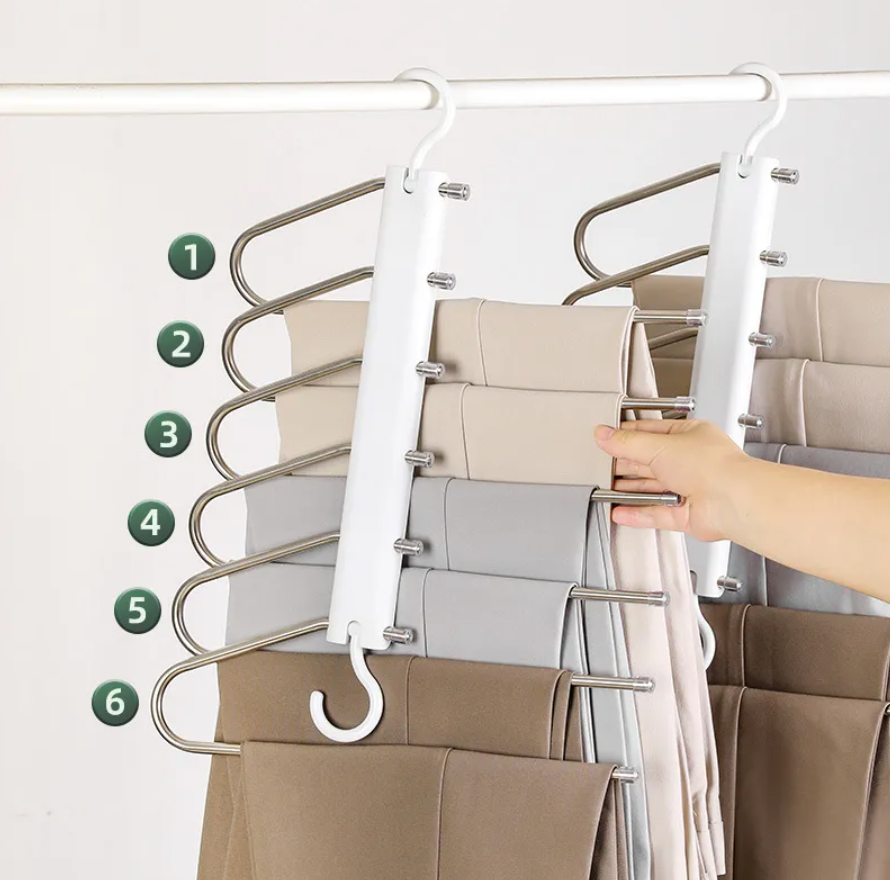 6-Tier Pants Rack