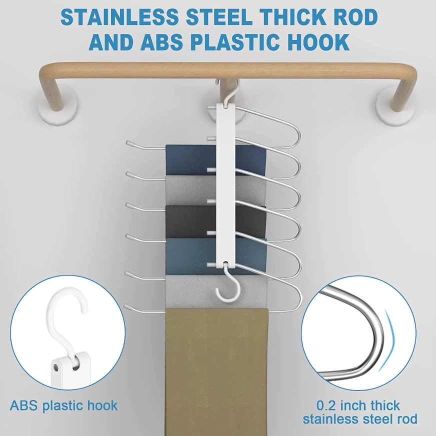 6-Tier Pants Rack