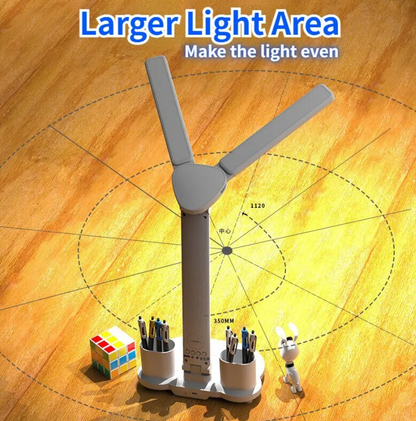 LED Clock Table Lamp